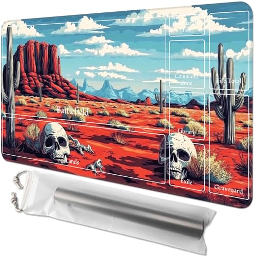 for MTG Playmat with Zones - 61.0 cm x 35.6 cm TCG Card & Board Game Mat, Smooth Surface, Non-Slip Base, Includes Free Storage Bag, Doubles as Desk Mousepad, Arizona Desert for MTG Playmat with Zones - 61.0 cm x 35.6 cm TCG Card & Board Game Mat, Smooth Surface, Non-Slip Base, Includes Free Storage Bag, Doubles as Desk Mousepad, Arizona Desert von GYSYZJDH