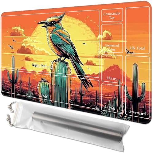 for MTG Playmat with Zones - 61.0 cm x 35.6 cm TCG Card & Board Game Mat, Smooth Surface, Non-Slip Base, Includes Free Storage Bag, Doubles as Desk Mousepad, Artistic Bird for MTG Playmat with Zones - 61.0 cm x 35.6 cm TCG Card & Board Game Mat, Smooth Surface, Non-Slip Base, Includes Free Storage Bag, Doubles as Desk Mousepad, Artistic Bird von GYSYZJDH