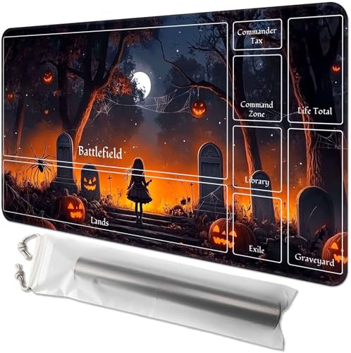 for MTG Playmat with Zones - 61.0 cm x 35.6 cm TCG Card & Board Game Mat, Smooth Surface, Non-Slip Base, Includes Free Storage Bag, Doubles as Desk Mousepad, Dark Forest for MTG Playmat with Zones - 61.0 cm x 35.6 cm TCG Card & Board Game Mat, Smooth Surface, Non-Slip Base, Includes Free Storage Bag, Doubles as Desk Mousepad, Dark Forest von GYSYZJDH