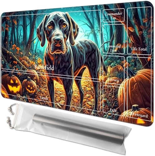 for MTG Playmat with Zones - 61.0 cm x 35.6 cm TCG Card & Board Game Mat, Smooth Surface, Non-Slip Base, Includes Free Storage Bag, Doubles as Desk Mousepad, German Shorthaired for MTG Playmat with Zones - 61.0 cm x 35.6 cm TCG Card & Board Game Mat, Smooth Surface, Non-Slip Base, Includes Free Storage Bag, Doubles as Desk Mousepad, German Shorthaired von GYSYZJDH