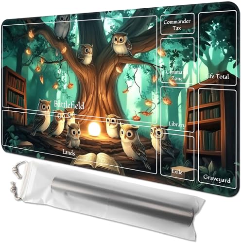 for MTG Playmat with Zones - 61.0 cm x 35.6 cm TCG Card & Board Game Mat, Smooth Surface, Non-Slip Base, Includes Free Storage Bag, Doubles as Desk Mousepad, Magical Forest for MTG Playmat with Zones - 61.0 cm x 35.6 cm TCG Card & Board Game Mat, Smooth Surface, Non-Slip Base, Includes Free Storage Bag, Doubles as Desk Mousepad, Magical Forest von GYSYZJDH