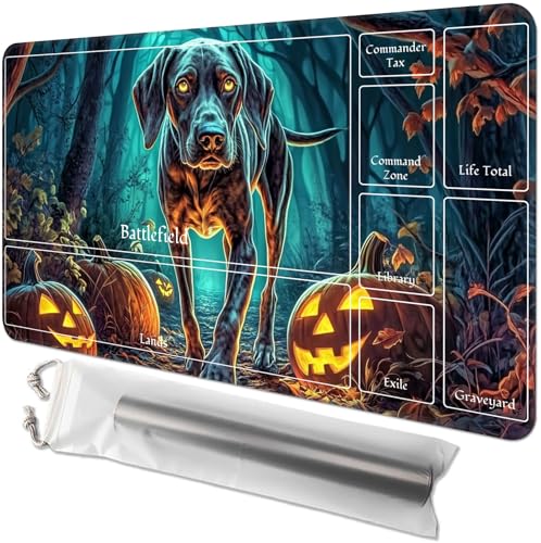 for MTG Playmat with Zones - 61.0 cm x 35.6 cm TCG Card & Board Game Mat, Smooth Surface, Non-Slip Base, Includes Free Storage Bag, Doubles as Desk Mousepad, Shorthaired for MTG Playmat with Zones - 61.0 cm x 35.6 cm TCG Card & Board Game Mat, Smooth Surface, Non-Slip Base, Includes Free Storage Bag, Doubles as Desk Mousepad, Shorthaired von GYSYZJDH
