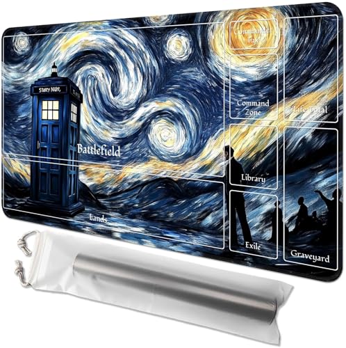 for MTG Playmat with Zones - 61.0 cm x 35.6 cm TCG Card & Board Game Mat, Smooth Surface, Non-Slip Base, Includes Free Storage Bag, Doubles as Desk Mousepad, Starry for MTG Playmat with Zones - 61.0 cm x 35.6 cm TCG Card & Board Game Mat, Smooth Surface, Non-Slip Base, Includes Free Storage Bag, Doubles as Desk Mousepad, Starry von GYSYZJDH