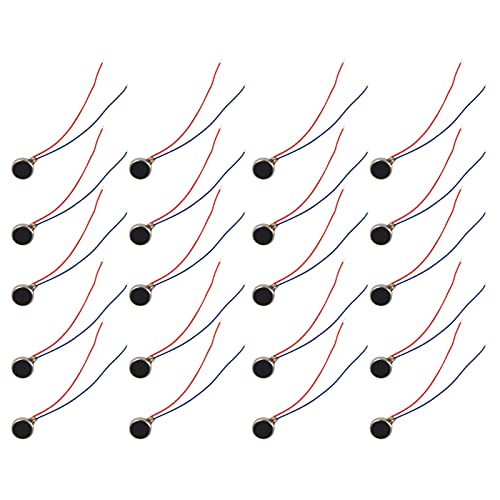 20pcs Mini -Vibrationsmotoren Flachmünzen Typ 3V Vibrationsmotor für Mobile Handy Pager von GYZOUKA