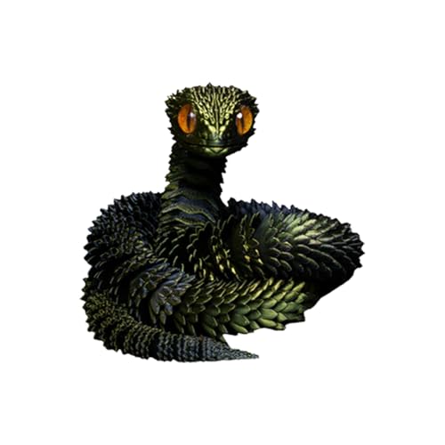 GZBMEZS -gedruckte Schlange, gedruckte Schlangenspielzeugform, Flexible Gelenke Schlangen-Sensorspielzeug-Desktop-Ornament, Realistische Schlangentiere Spielzeug-Schreibtischdekoration GZBMEZS -gedruckte Schlange, gedruckte Schlangenspielzeugform, Flexible Gelenke Schlangen-Sensorspielzeug-Desktop-Ornament, Realistische Schlangentiere Spielzeug-Schreibtischdekoration von GZBMEZS