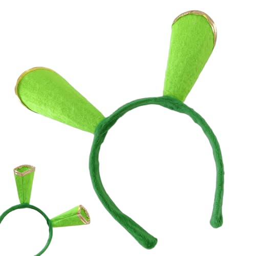GZBMEZS Cosplay Kopfband mit Ohren - Karneval Fasching Kopfschmuck Für Cosplay,Bequemes Haaraccessoire mit Goldrand-Design für Dusche, Spa, Gesichtswäsche, Hautpflege und festliche Bühne GZBMEZS Cosplay Kopfband mit Ohren - Karneval Fasching Kopfschmuck Für Cosplay,Bequemes Haaraccessoire mit Goldrand-Design für Dusche, Spa, Gesichtswäsche, Hautpflege und festliche Bühne von GZBMEZS
