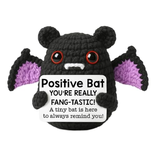 GZBMEZS Positive Tiere – Halloween-Häkeldekor, -Design, niedliche, lustige Motivationskarte, Dekorationen für Schreibtisch, Zuhause, Arbeit, Valentinstag, Geburtstag, Weihnachten GZBMEZS Positive Tiere – Halloween-Häkeldekor, -Design, niedliche, lustige Motivationskarte, Dekorationen für Schreibtisch, Zuhause, Arbeit, Valentinstag, Geburtstag, Weihnachten von GZBMEZS