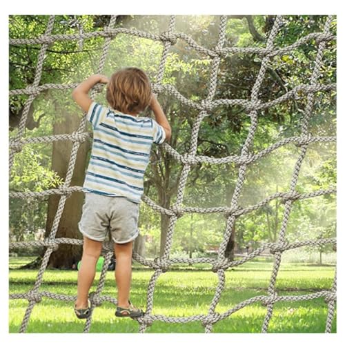 Kinder-Spielplatznetz, Strapazierfähiges Spiel-Sicherheitsnetz, Outdoor-Kletternetz, Spielplatz-Schutznetz, Kletternetz Für Hinterhöfe (Color : 6mm-10cm, Size : 1X10m/3.3X32.81ft) von GZDCPHDPB