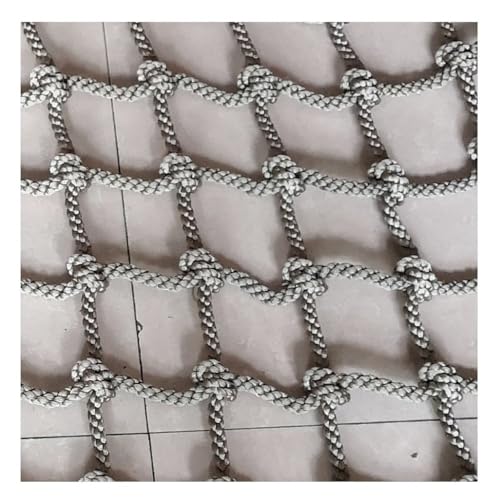 Outdoor Kletternetz Heavy Duty Anti-Fall Net Spielplatz Schaukel WebseilKletterseil Leiternetz für Kinder Erwachsene (Color : 8mm-10cm, Size : 1X2m/3.3X6.6ft) von GZDCPHDPB