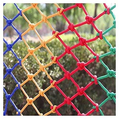 Sicherheitsnetz Für Kinder Spielplatz Zaunnetz Wand Dekor Netz Großes Spiel Indoor Heavy Duty Netze Mesh Schaukel Farbe Nylon Seilnetz (Color : 10mm-10cm, Size : 1x1m) von GZDCPHDPB