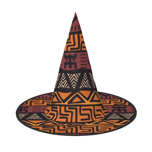 GZHYHAKAN Afrikanischer Schlammtuch Tribal Print Halloween Hut für Partys, Karneval und Rollenspiele - leicht, bequem GZHYHAKAN Afrikanischer Schlammtuch Tribal Print Halloween Hut für Partys, Karneval und Rollenspiele - leicht, bequem von GZHYHAKAN
