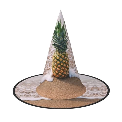 GZHYHAKAN Ananas am Strand Druck Halloween Hut für Partys, Karneval und Rollenspiele - leicht, bequem GZHYHAKAN Ananas am Strand Druck Halloween Hut für Partys, Karneval und Rollenspiele - leicht, bequem von GZHYHAKAN