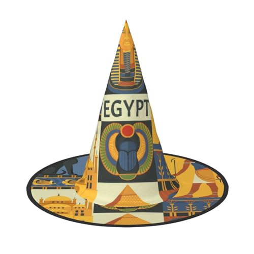 GZHYHAKAN Ancient Egypt Tribe Series Print Halloween Hut für Partys, Karneval und Rollenspiele - leicht, bequem GZHYHAKAN Ancient Egypt Tribe Series Print Halloween Hut für Partys, Karneval und Rollenspiele - leicht, bequem von GZHYHAKAN