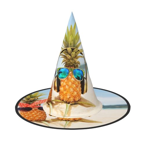 GZHYHAKAN Beach Two Ananas Sea Print Halloween Hut für Partys, Karneval und Rollenspiele - leicht, bequem GZHYHAKAN Beach Two Ananas Sea Print Halloween Hut für Partys, Karneval und Rollenspiele - leicht, bequem von GZHYHAKAN