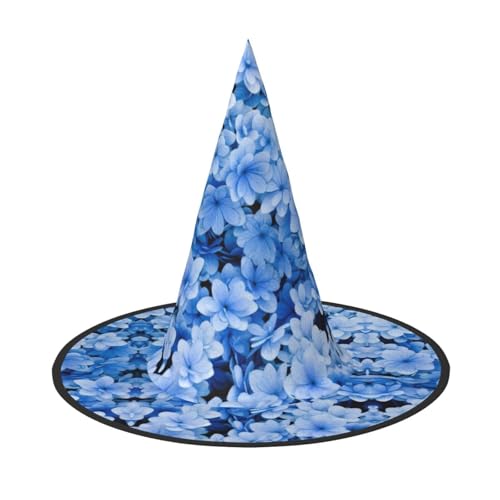 GZHYHAKAN Blauer Blumendruck Halloween Hut für Partys, Karneval und Rollenspiele - leicht, bequem GZHYHAKAN Blauer Blumendruck Halloween Hut für Partys, Karneval und Rollenspiele - leicht, bequem von GZHYHAKAN