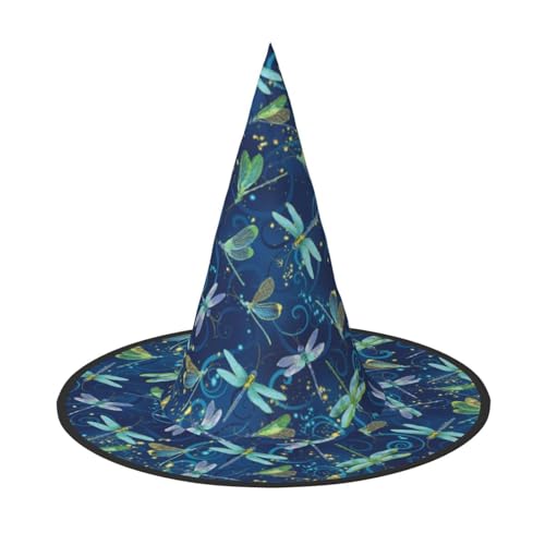 GZHYHAKAN Blauer Libellen-Print Halloween Hut für Partys, Karneval und Rollenspiele - leicht, bequem GZHYHAKAN Blauer Libellen-Print Halloween Hut für Partys, Karneval und Rollenspiele - leicht, bequem von GZHYHAKAN