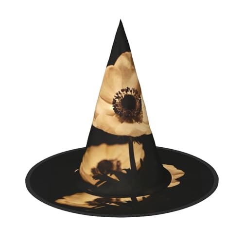 GZHYHAKAN Blühende Blumen Schwarz Druck Halloween Hut für Partys, Karneval und Rollenspiele - leicht, bequem GZHYHAKAN Blühende Blumen Schwarz Druck Halloween Hut für Partys, Karneval und Rollenspiele - leicht, bequem von GZHYHAKAN