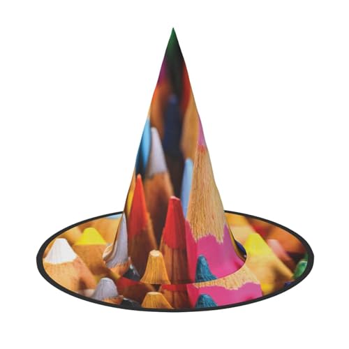 GZHYHAKAN Buntstift-Druck Halloween Hut für Partys, Karneval und Rollenspiele - leicht, bequem GZHYHAKAN Buntstift-Druck Halloween Hut für Partys, Karneval und Rollenspiele - leicht, bequem von GZHYHAKAN