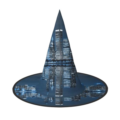 GZHYHAKAN Chicago reflektierter Druck Halloween Hut für Partys, Karneval und Rollenspiele - leicht, bequem von GZHYHAKAN