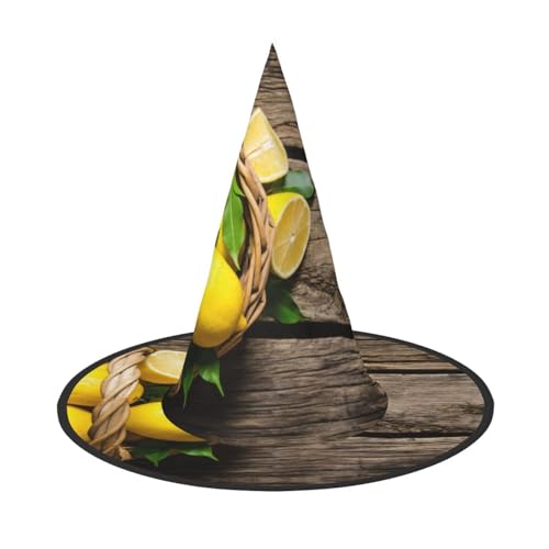 GZHYHAKAN Ein Korb Zitronen Print Halloween Hut für Partys, Karneval und Rollenspiele - leicht, bequem GZHYHAKAN Ein Korb Zitronen Print Halloween Hut für Partys, Karneval und Rollenspiele - leicht, bequem von GZHYHAKAN