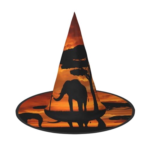 GZHYHAKAN Elefanten-Print Halloween Hut für Partys, Karneval und Rollenspiele - leicht, bequem GZHYHAKAN Elefanten-Print Halloween Hut für Partys, Karneval und Rollenspiele - leicht, bequem von GZHYHAKAN