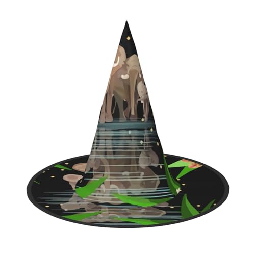 GZHYHAKAN Elefanten-Print Halloween Hut für Partys, Karneval und Rollenspiele - leicht, bequem GZHYHAKAN Elefanten-Print Halloween Hut für Partys, Karneval und Rollenspiele - leicht, bequem von GZHYHAKAN