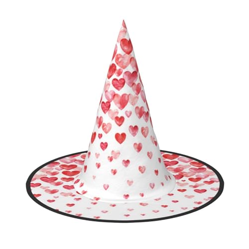 GZHYHAKAN Falling Red Hearts Print Halloween Hut für Partys, Karneval und Rollenspiele - leicht, bequem GZHYHAKAN Falling Red Hearts Print Halloween Hut für Partys, Karneval und Rollenspiele - leicht, bequem von GZHYHAKAN