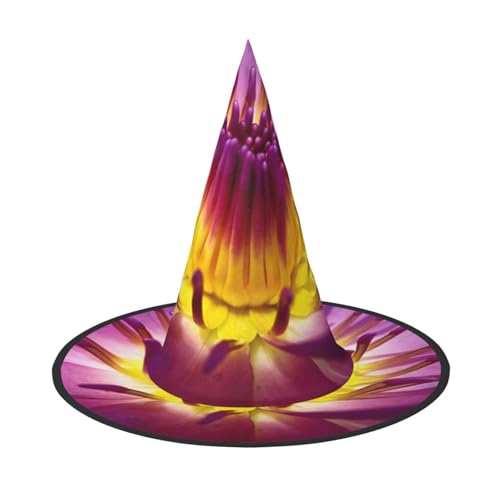GZHYHAKAN Gelber Lotusblüten-Druck, Halloween-Hut für Partys, Karneval, Rollenspiele - leicht, bequem GZHYHAKAN Gelber Lotusblüten-Druck, Halloween-Hut für Partys, Karneval, Rollenspiele - leicht, bequem von GZHYHAKAN