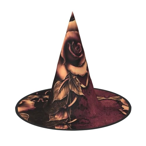 GZHYHAKAN Gothic Rose Print Halloween Hut für Partys, Karneval und Rollenspiele - leicht, bequem GZHYHAKAN Gothic Rose Print Halloween Hut für Partys, Karneval und Rollenspiele - leicht, bequem von GZHYHAKAN
