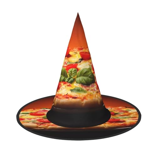 GZHYHAKAN Großer Pizza-Print Halloween Hut für Partys, Karneval und Rollenspiele - leicht, bequem GZHYHAKAN Großer Pizza-Print Halloween Hut für Partys, Karneval und Rollenspiele - leicht, bequem von GZHYHAKAN