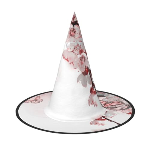 GZHYHAKAN Halloween Hut mit Blumen- und Schmetterlings-Aufdruck, für Partys, Karneval, Rollenspiele - leicht, bequem GZHYHAKAN Halloween Hut mit Blumen- und Schmetterlings-Aufdruck, für Partys, Karneval, Rollenspiele - leicht, bequem von GZHYHAKAN