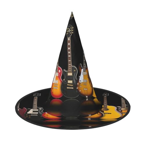 GZHYHAKAN Halloween-Hut mit E-Gitarren-Druck, für Partys, Karneval, Rollenspiele - leicht, bequem GZHYHAKAN Halloween-Hut mit E-Gitarren-Druck, für Partys, Karneval, Rollenspiele - leicht, bequem von GZHYHAKAN