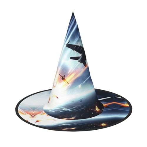GZHYHAKAN Halloween Hut mit Flugzeugdruck für Partys, Karneval und Rollenspiele - leicht, bequem GZHYHAKAN Halloween Hut mit Flugzeugdruck für Partys, Karneval und Rollenspiele - leicht, bequem von GZHYHAKAN