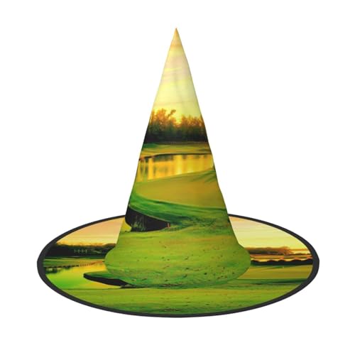 GZHYHAKAN Halloween-Hut mit Golfplatz-Druck, für Partys, Karneval und Rollenspiele - leicht, bequem GZHYHAKAN Halloween-Hut mit Golfplatz-Druck, für Partys, Karneval und Rollenspiele - leicht, bequem von GZHYHAKAN