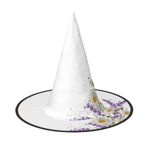 GZHYHAKAN Halloween-Hut mit Lavendelblüten für Partys, Karneval, Rollenspiele - leicht, bequem GZHYHAKAN Halloween-Hut mit Lavendelblüten für Partys, Karneval, Rollenspiele - leicht, bequem von GZHYHAKAN