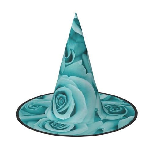 GZHYHAKAN Halloween-Hut mit Rosenmuster für Partys, Karneval und Rollenspiele - leicht, bequem von GZHYHAKAN