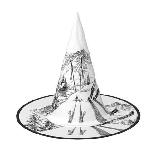 GZHYHAKAN Halloween-Hut mit Ski-Motiv für Partys, Karneval und Rollenspiele – leicht, bequem GZHYHAKAN Halloween-Hut mit Ski-Motiv für Partys, Karneval und Rollenspiele – leicht, bequem von GZHYHAKAN