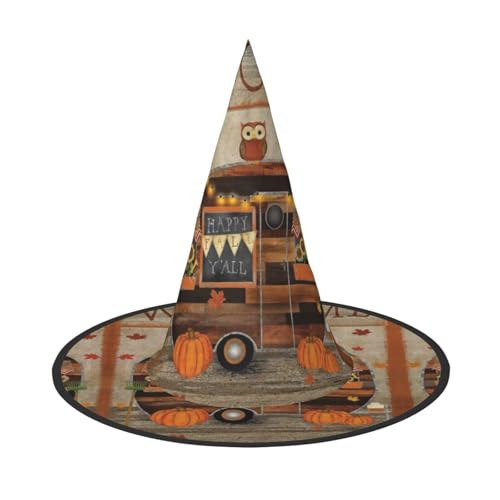 GZHYHAKAN Happy Fall Camper Print Halloween Hut für Partys, Karneval und Rollenspiele - leicht, bequem GZHYHAKAN Happy Fall Camper Print Halloween Hut für Partys, Karneval und Rollenspiele - leicht, bequem von GZHYHAKAN