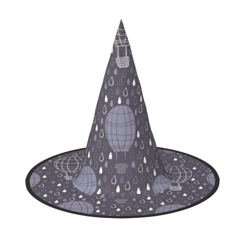 GZHYHAKAN Heißluftballon-Druck Halloween Hut für Partys, Karneval und Rollenspiele - leicht, bequem GZHYHAKAN Heißluftballon-Druck Halloween Hut für Partys, Karneval und Rollenspiele - leicht, bequem von GZHYHAKAN