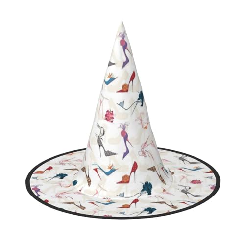 GZHYHAKAN High Heel Schuhe Druck Halloween Hut für Partys, Karneval und Rollenspiele - leicht, bequem von GZHYHAKAN