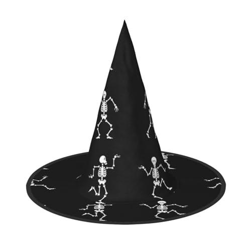 GZHYHAKAN Interessanter Halloween-Hut mit Skelett-Druck, für Partys, Karneval, Rollenspiele - leicht, bequem GZHYHAKAN Interessanter Halloween-Hut mit Skelett-Druck, für Partys, Karneval, Rollenspiele - leicht, bequem von GZHYHAKAN