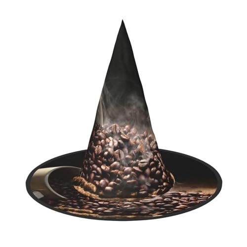 GZHYHAKAN Kaffeebohnen Druck Halloween Hut für Partys, Karneval und Rollenspiele - leicht, bequem GZHYHAKAN Kaffeebohnen Druck Halloween Hut für Partys, Karneval und Rollenspiele - leicht, bequem von GZHYHAKAN