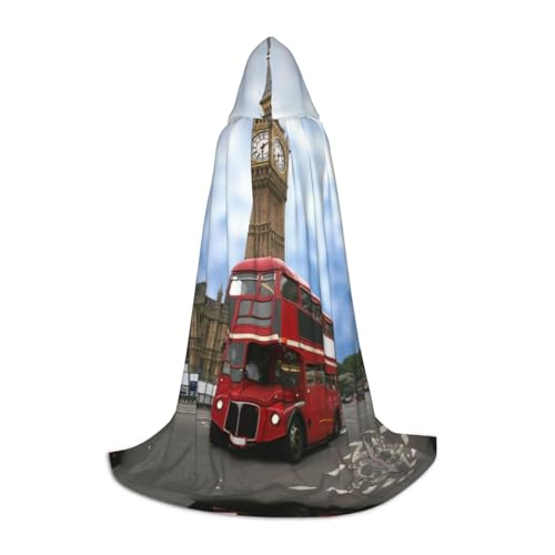 GZHYHAKAN Kapuzenumhang mit England-Autoaufdruck, für Teenager, perfekt für Halloween, Rollenspiele und Themenpartys GZHYHAKAN Kapuzenumhang mit England-Autoaufdruck, für Teenager, perfekt für Halloween, Rollenspiele und Themenpartys von GZHYHAKAN