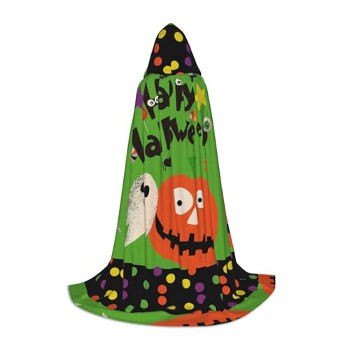 GZHYHAKAN Kapuzenumhang mit Halloween-Aufdruck für Teenager, perfekt für Halloween, Rollenspiele und Themenpartys GZHYHAKAN Kapuzenumhang mit Halloween-Aufdruck für Teenager, perfekt für Halloween, Rollenspiele und Themenpartys von GZHYHAKAN