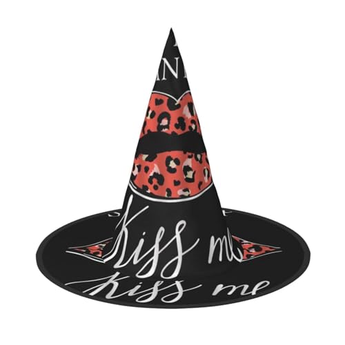 GZHYHAKAN Leopardenlippen-Print Halloween Hut für Partys, Karneval und Rollenspiele - leicht, bequem GZHYHAKAN Leopardenlippen-Print Halloween Hut für Partys, Karneval und Rollenspiele - leicht, bequem von GZHYHAKAN