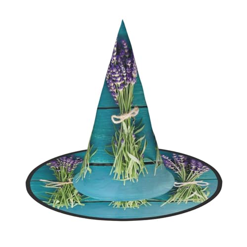 GZHYHAKAN Lila Blumen Blumensträuße Druck Halloween Hut für Partys, Karneval und Rollenspiele - leicht, bequem GZHYHAKAN Lila Blumen Blumensträuße Druck Halloween Hut für Partys, Karneval und Rollenspiele - leicht, bequem von GZHYHAKAN