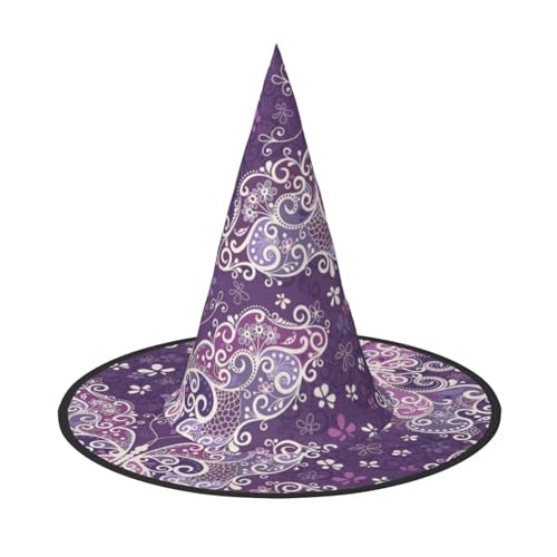 GZHYHAKAN Lila Schmetterlinge Druck Halloween Hut für Partys, Karneval und Rollenspiele - leicht, bequem GZHYHAKAN Lila Schmetterlinge Druck Halloween Hut für Partys, Karneval und Rollenspiele - leicht, bequem von GZHYHAKAN