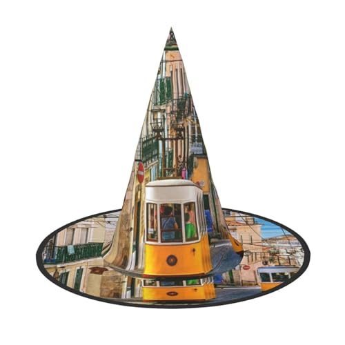 GZHYHAKAN Lissabon Tram Print Halloween Hut für Partys, Karneval und Rollenspiele - leicht, bequem GZHYHAKAN Lissabon Tram Print Halloween Hut für Partys, Karneval und Rollenspiele - leicht, bequem von GZHYHAKAN