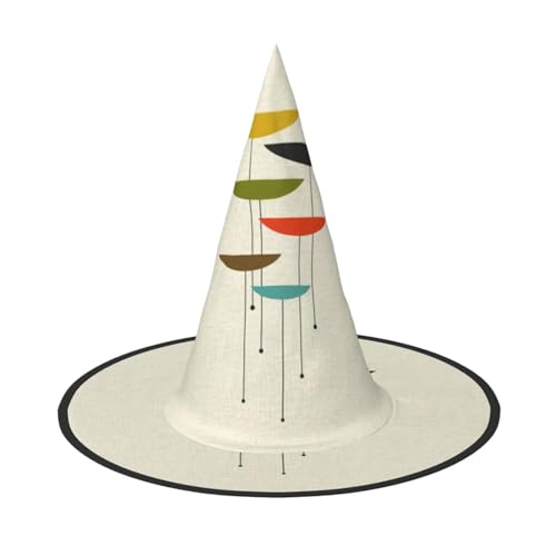 GZHYHAKAN Mid Century Modern Prints Print Halloween Hut für Partys, Karneval und Rollenspiele - leicht, bequem von GZHYHAKAN