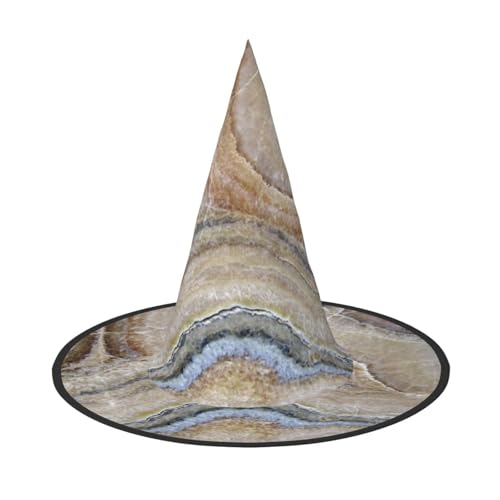 GZHYHAKAN Onyx Stone Blassblau Print Halloween Hut für Partys, Karneval und Rollenspiele - leicht, bequem von GZHYHAKAN